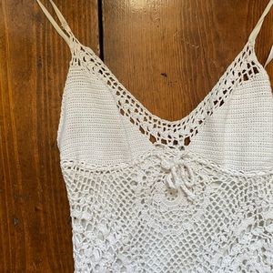 Free people crochet dress